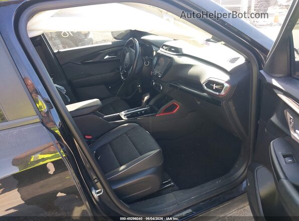 KL79MTSL6NB111889 2022 CHEVROLET TRAILBLAZER Black წინა სალონის ხედი