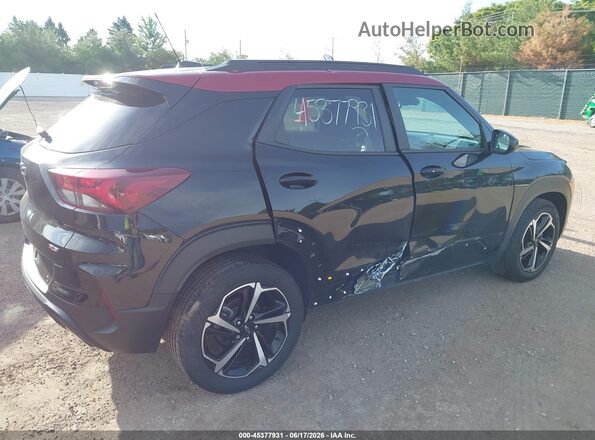 KL79MTSL7MB107123 2021 CHEVROLET TRAILBLAZER Black Դիմացի տեսք