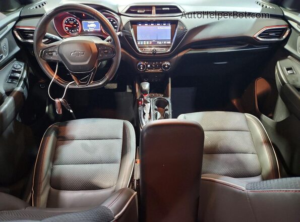 KL79MTSL7MB176300 2021 CHEVROLET TRAILBLAZER Black Առջևի վահանակի տեսք
