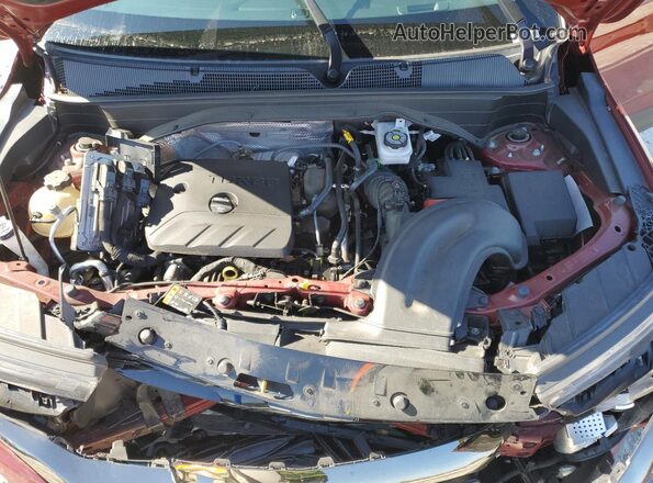 KL79MTSL7NB137577 2022 CHEVROLET TRAILBLAZER Burgundy Engine compartment view
