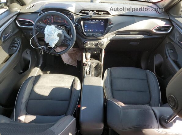 KL79MTSL7NB137577 2022 CHEVROLET TRAILBLAZER Burgundy Dashboard view