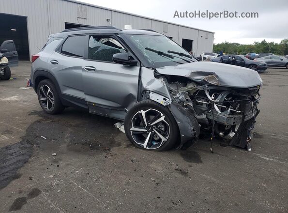 KL79MTSL7PB190136 2023 CHEVROLET TRAILBLAZER Gray Front right