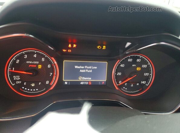 KL79MTSL7PB190136 2023 CHEVROLET TRAILBLAZER Gray Instrument cluster view