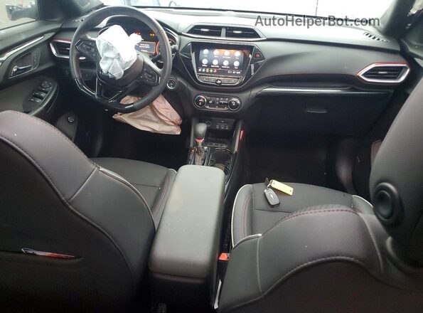 KL79MTSL7PB190136 2023 CHEVROLET TRAILBLAZER Gray Dashboard view