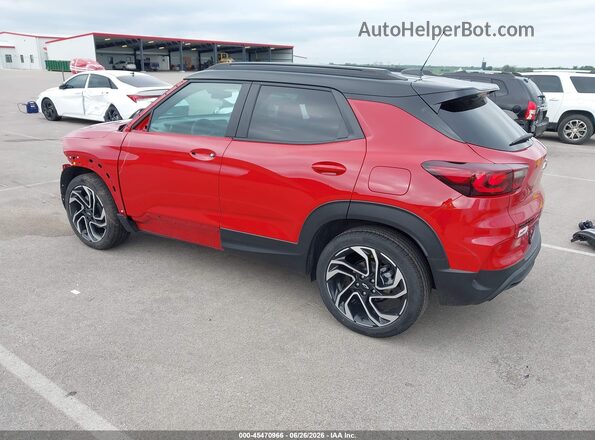 KL79MTSL7TB095392 2026 CHEVROLET TRAILBLAZER Red უკანა მარცხენა
