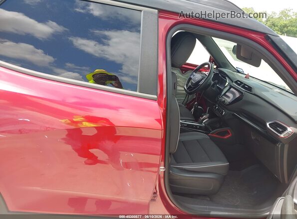 KL79MTSL8MB061804 2021 CHEVROLET TRAILBLAZER Red Front interior view