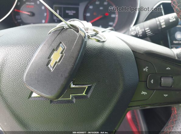 KL79MTSL8MB061804 2021 CHEVROLET TRAILBLAZER Red Dashboard view