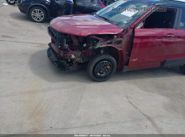 KL79MTSL8MB061804 2021 CHEVROLET TRAILBLAZER Red Front view