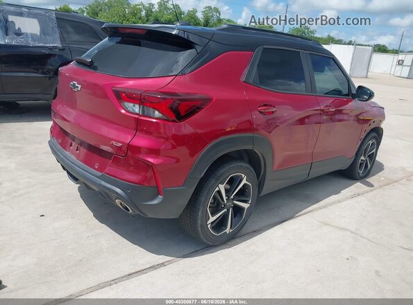 KL79MTSL8MB061804 2021 CHEVROLET TRAILBLAZER Red Rear right