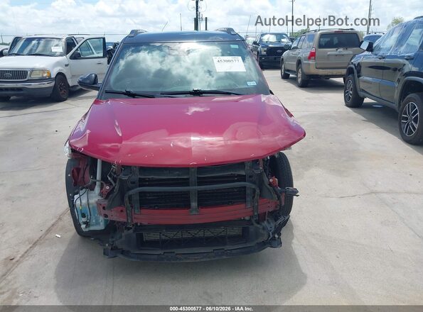 KL79MTSL8MB061804 2021 CHEVROLET TRAILBLAZER Red Instrument cluster view