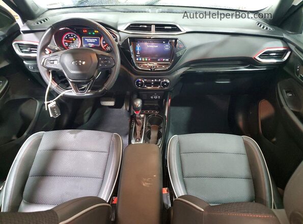 KL79MTSL8MB070339 2021 CHEVROLET TRAILBLAZER White Dashboard view