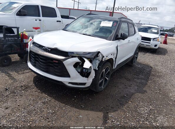 KL79MTSL8PB097254 2023 CHEVROLET TRAILBLAZER White Передня ліва чверть