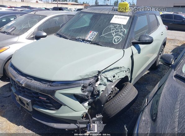KL79MTSL8RB095801 2024 CHEVROLET TRAILBLAZER Green Front left