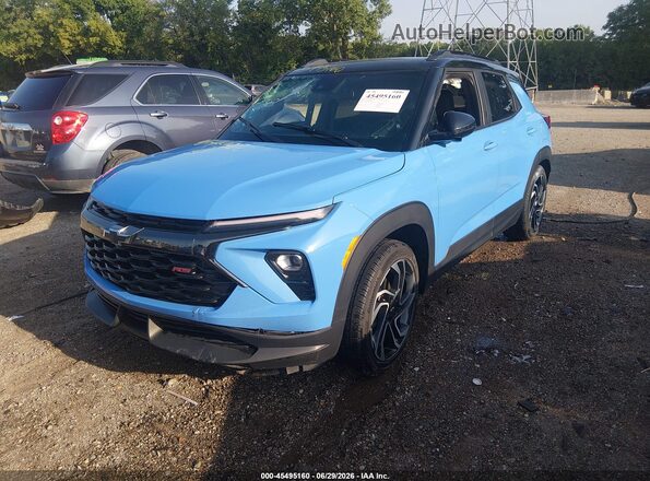 KL79MTSL8RB140638 2024 CHEVROLET TRAILBLAZER Синий Передняя левая четверть