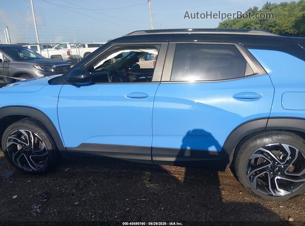 KL79MTSL8RB140638 2024 CHEVROLET TRAILBLAZER Синий Панорамный вид салона 360°