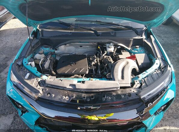 KL79MTSL9NB017621 2022 CHEVROLET TRAILBLAZER Blue Вид ззаду