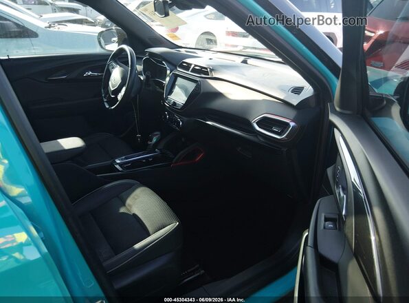 KL79MTSL9NB017621 2022 CHEVROLET TRAILBLAZER Blue Вид салону спереду
