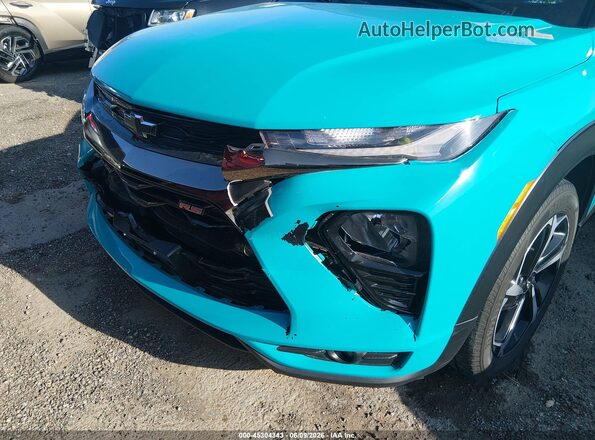 KL79MTSL9NB017621 2022 CHEVROLET TRAILBLAZER Blue Вид спереду