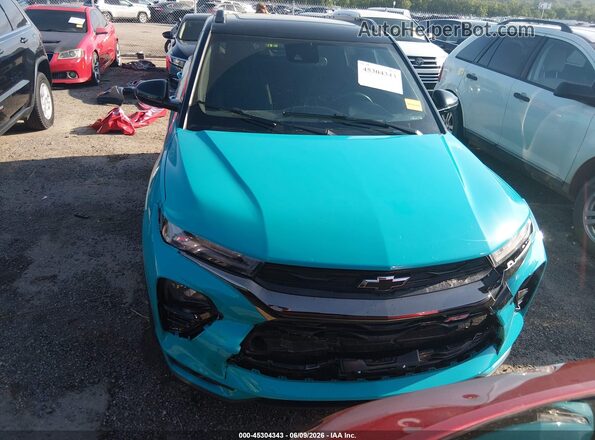 KL79MTSL9NB017621 2022 CHEVROLET TRAILBLAZER Blue Вид щитка приладів
