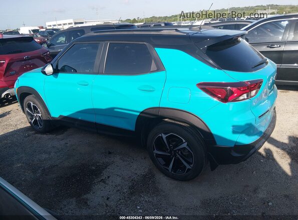 KL79MTSL9NB017621 2022 CHEVROLET TRAILBLAZER Blue Панорамний вид салону 360°