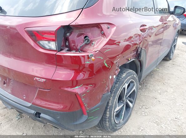 KL79MTSL9PB093178 2023 CHEVROLET TRAILBLAZER Red Widok z przodu