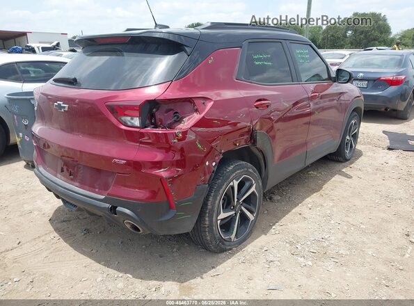 KL79MTSL9PB093178 2023 CHEVROLET TRAILBLAZER Red Tył prawy