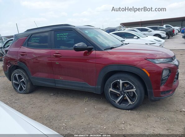 KL79MTSL9PB093178 2023 CHEVROLET TRAILBLAZER Red Widok wnętrza 360 stopni