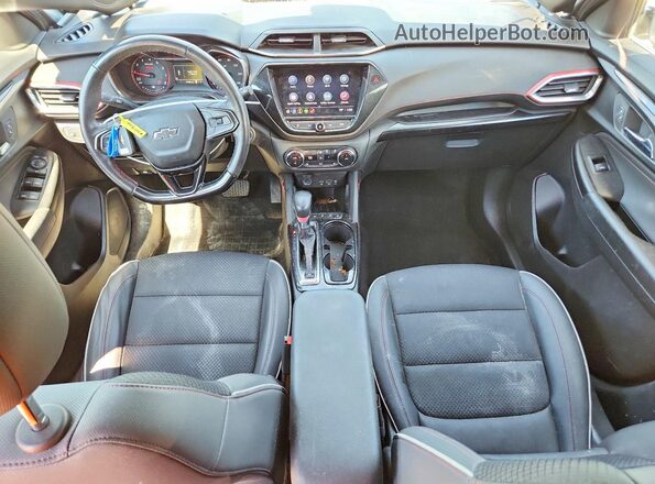KL79MTSL9PB099191 2023 CHEVROLET TRAILBLAZER Gray Առջևի վահանակի տեսք