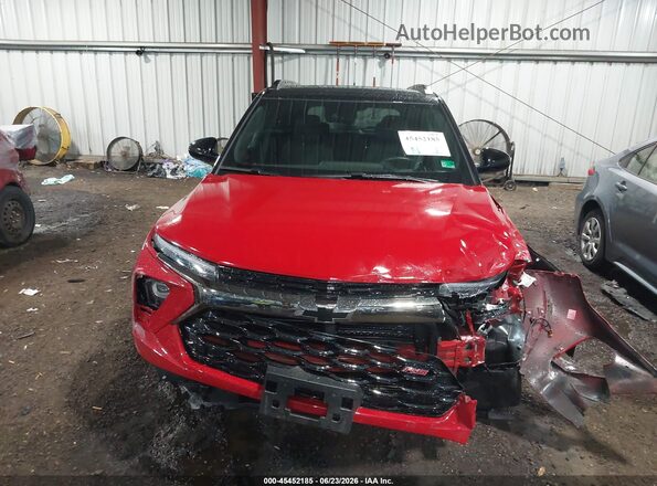 KL79MTSL9TB079615 2026 CHEVROLET TRAILBLAZER Red ხელსაწყოთა პანელის ხედი