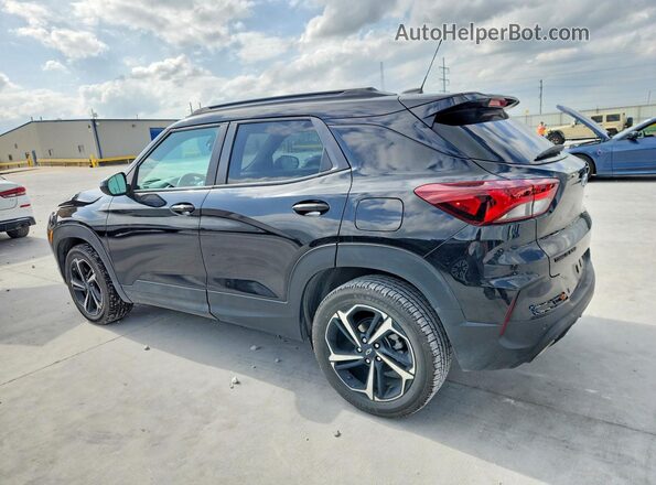 KL79MTSLXNB098399 2022 CHEVROLET TRAILBLAZER Black Հետևի ձախ