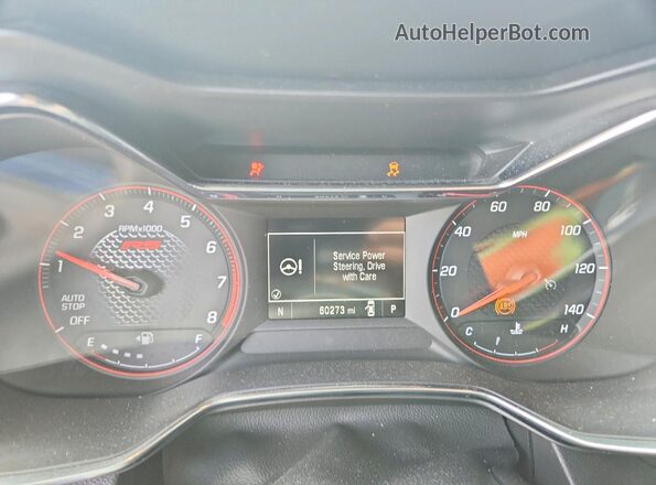 KL79MTSLXPB015296 2023 CHEVROLET TRAILBLAZER Red Vista del cuadro de instrumentos