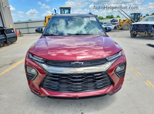 KL79MTSLXPB015296 2023 CHEVROLET TRAILBLAZER Red Vista frontal