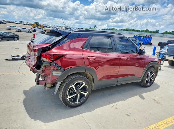 KL79MTSLXPB015296 2023 CHEVROLET TRAILBLAZER Red Trasero derecho