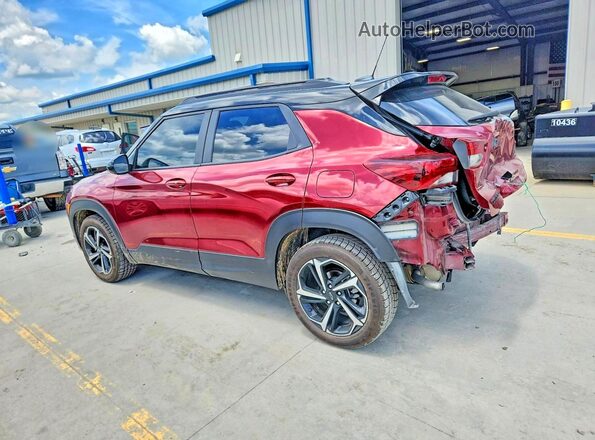 KL79MTSLXPB015296 2023 CHEVROLET TRAILBLAZER Red Trasero izquierdo