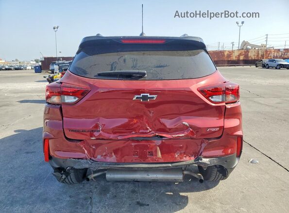 KL79MTSLXPB040747 2023 CHEVROLET TRAILBLAZER Burgundy Rear view