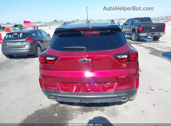 KL79MTSLXSB014626 2025 CHEVROLET TRAILBLAZER Maroon 