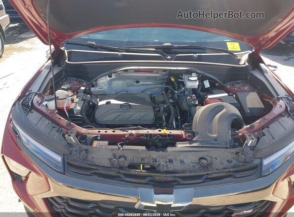 KL79MTSLXSB014626 2025 CHEVROLET TRAILBLAZER Maroon უკანა ხედი
