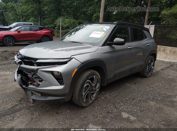 KL79MTSLXSB017980 2025 CHEVROLET TRAILBLAZER Gray Передня ліва чверть