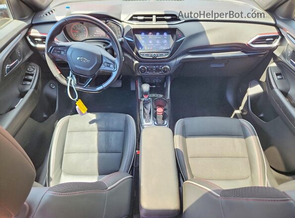 KL79MUSL0MB048888 2021 CHEVROLET TRAILBLAZER Burgundy წინა პანელის ხედი
