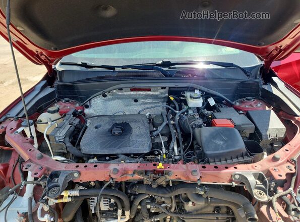 KL79MUSL0MB048888 2021 CHEVROLET TRAILBLAZER Burgundy ძრავის განყოფილების ხედი