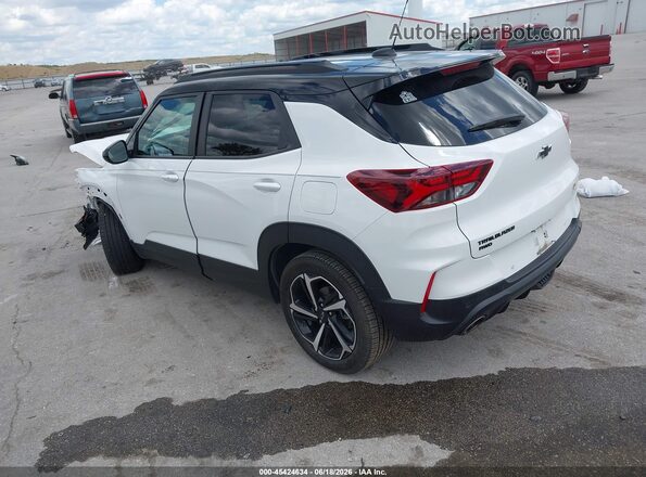 KL79MUSL0NB017920 2022 CHEVROLET TRAILBLAZER White Задня ліва чверть