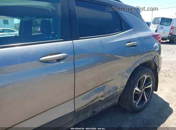 KL79MUSL0NB020803 2022 CHEVROLET TRAILBLAZER Gray Widok z przodu