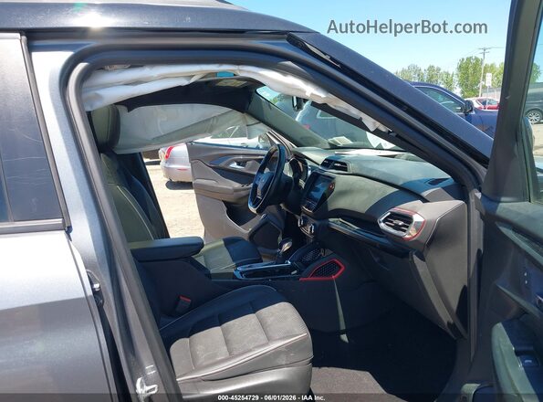 KL79MUSL0NB020803 2022 CHEVROLET TRAILBLAZER Gray Widok wnętrza z przodu