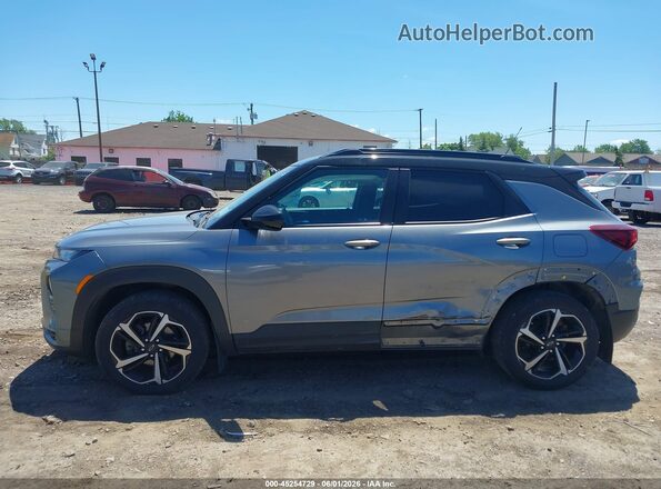 KL79MUSL0NB020803 2022 CHEVROLET TRAILBLAZER Gray Widok wnętrza 360 stopni