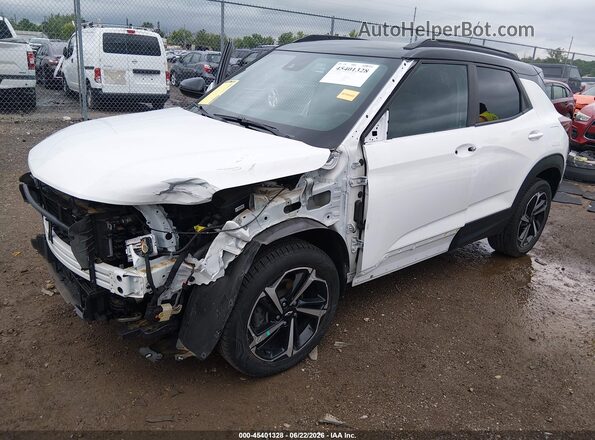 KL79MUSL0PB168727 2023 CHEVROLET TRAILBLAZER White Առջևի ձախ երեք քառորդ տեսարան