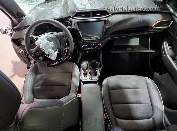 KL79MUSL0PB192624 2023 CHEVROLET TRAILBLAZER Black Առջևի վահանակի տեսք