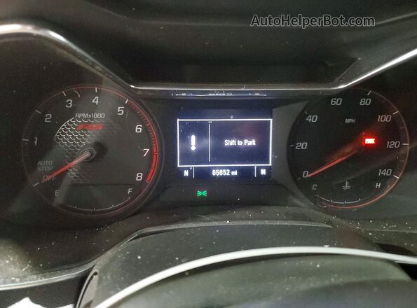 KL79MUSL1MB082001 2021 CHEVROLET TRAILBLAZER Red Instrument cluster view