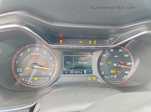 KL79MUSL1MB157909 2021 CHEVROLET TRAILBLAZER Turquoise Instrument cluster view