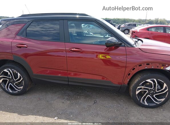 KL79MUSL2SB171024 2025 CHEVROLET TRAILBLAZER Red Вид задньої частини салону