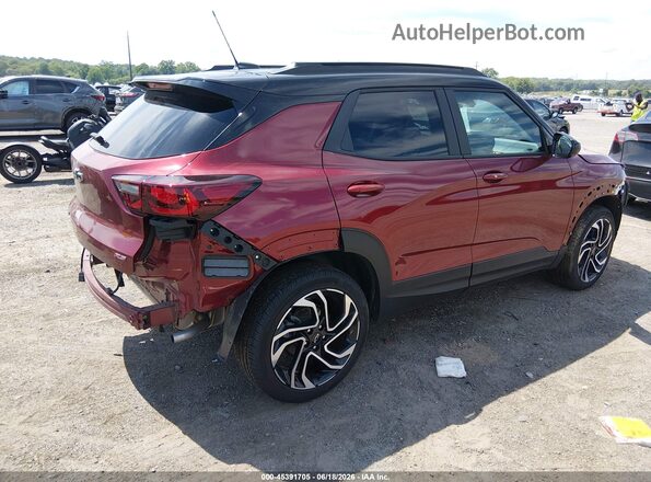 KL79MUSL2SB171024 2025 CHEVROLET TRAILBLAZER Red Задня права чверть